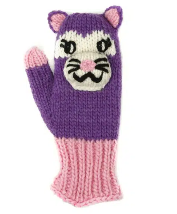 Animal Mittens - Fleece Lined