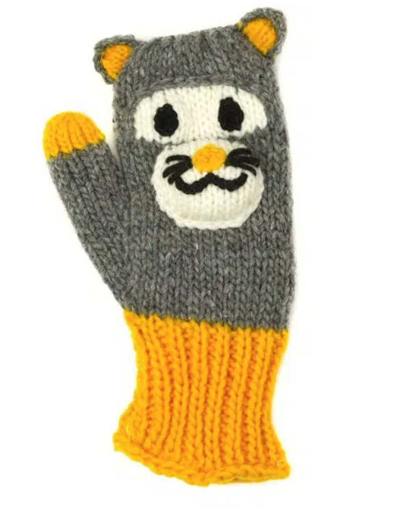 Animal Mittens - Fleece Lined