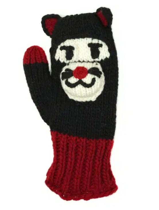 Animal Mittens - Fleece Lined