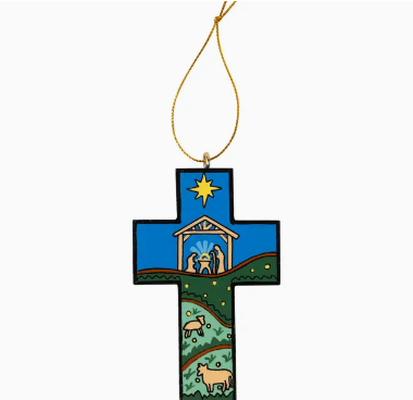 Starry Night Cross Ornament
