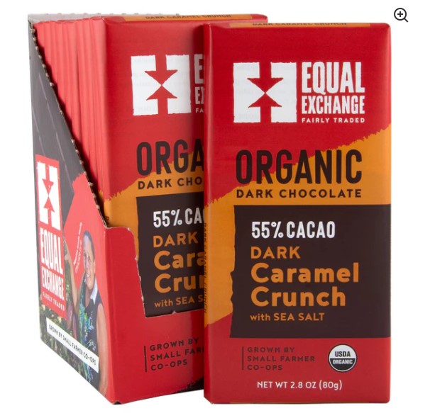 Chocolate Bar Dark Caramel Crunch w/Sea Salt Organic