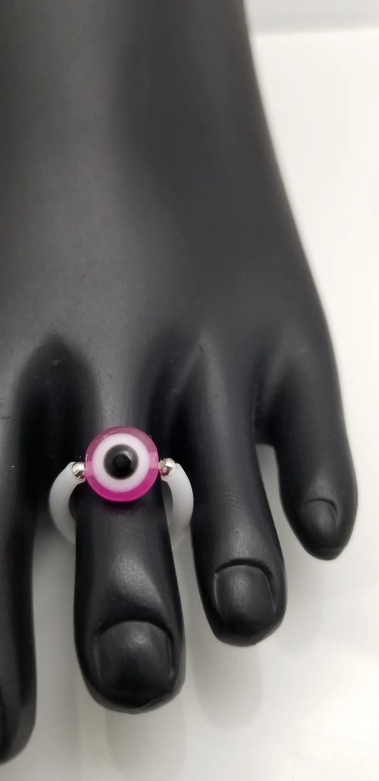 Toe Ring Hand Fired Divine Eye