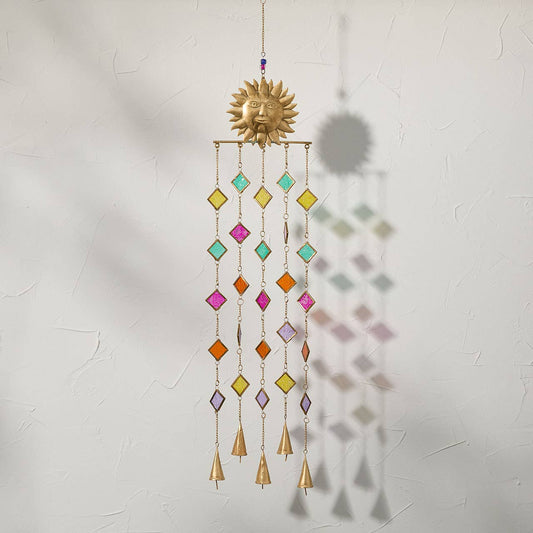 Smiling Suncatcher Wind Chime