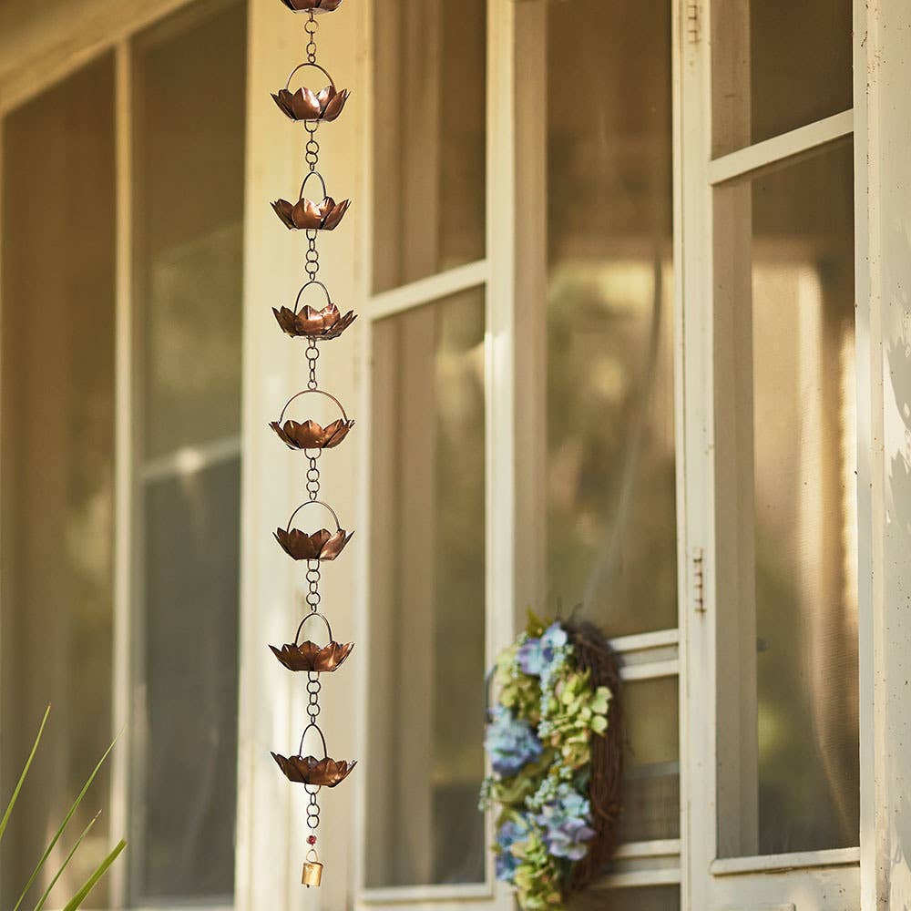 Lotus Garden Rain Chain