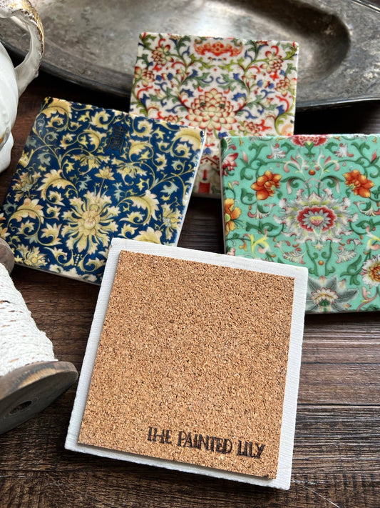In Her Parlor stone coaster