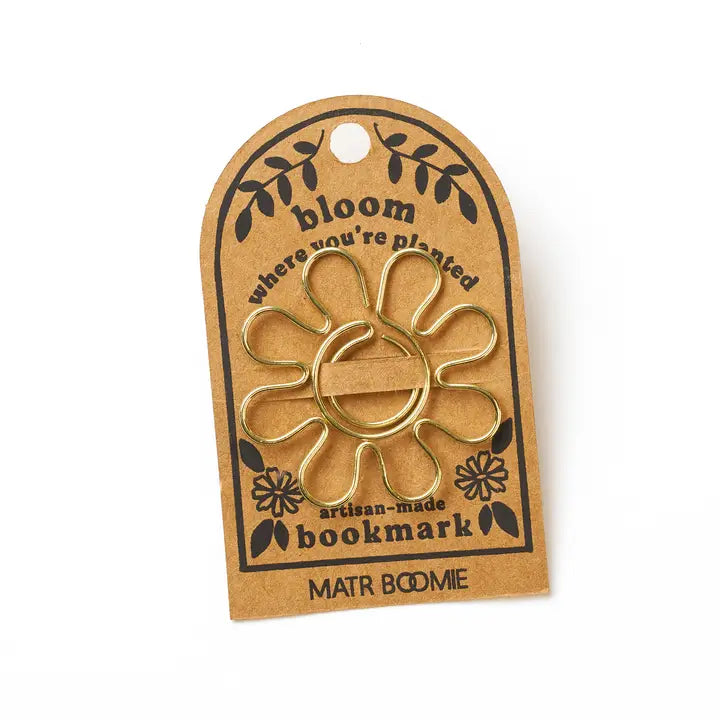 Kitaab Daisy Flower Wire Bookmark