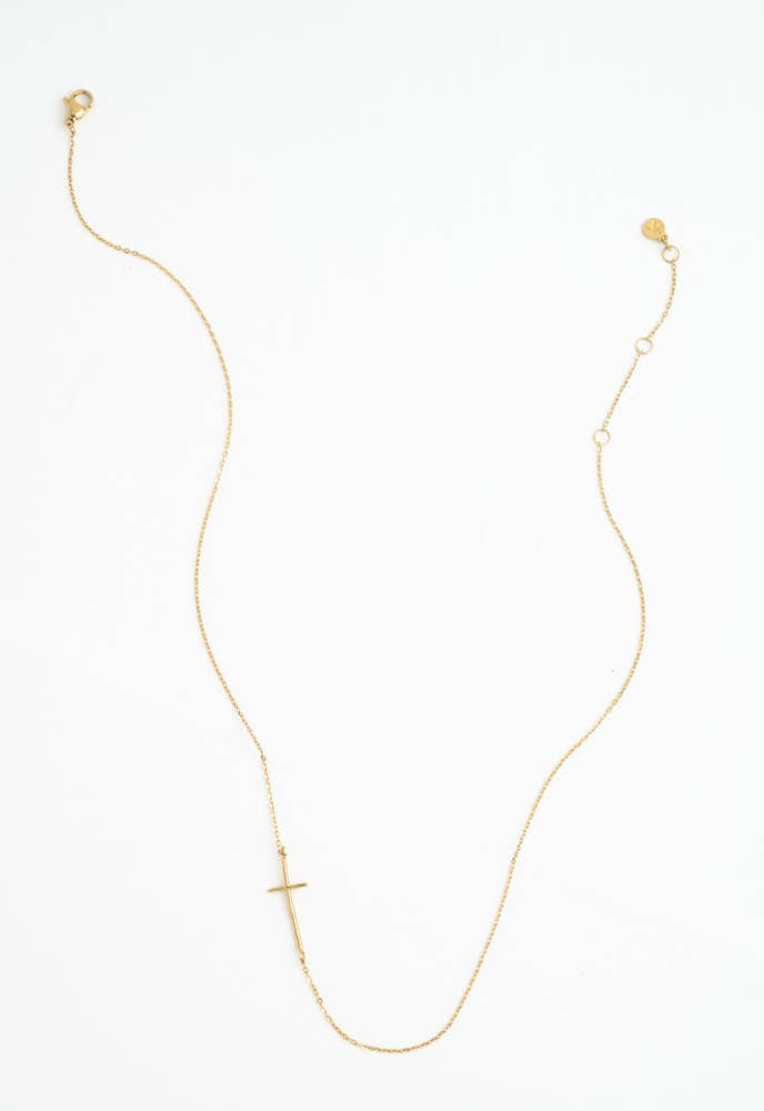 Radiant Cross Necklace
