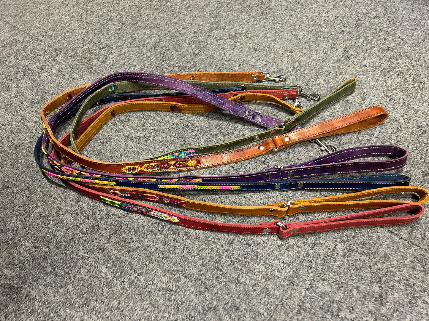 Baja Leather Dog Leash