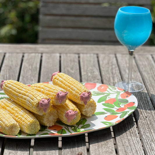 Outset Piglets Corn Holders, Set of 8, 1” x 2.5” x 1”