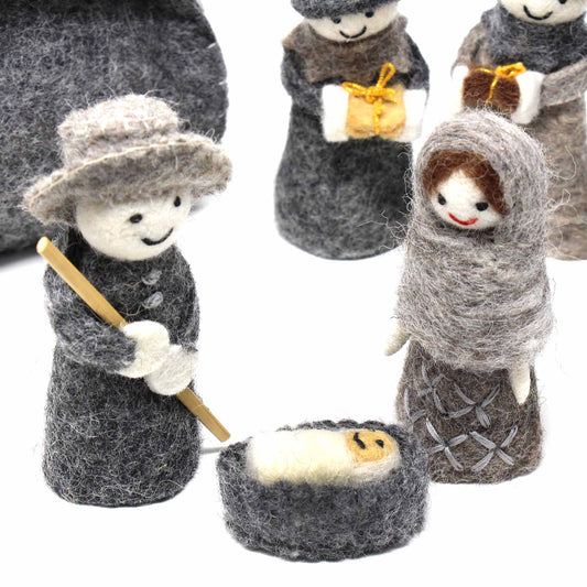 Nativity Handcrafted Felt-12pc
