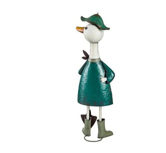 Statuary, Metal Goose with Shovel