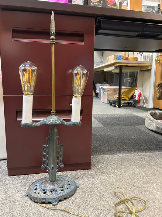 J&J Braze & Co NYC Art Deco Table Lamp