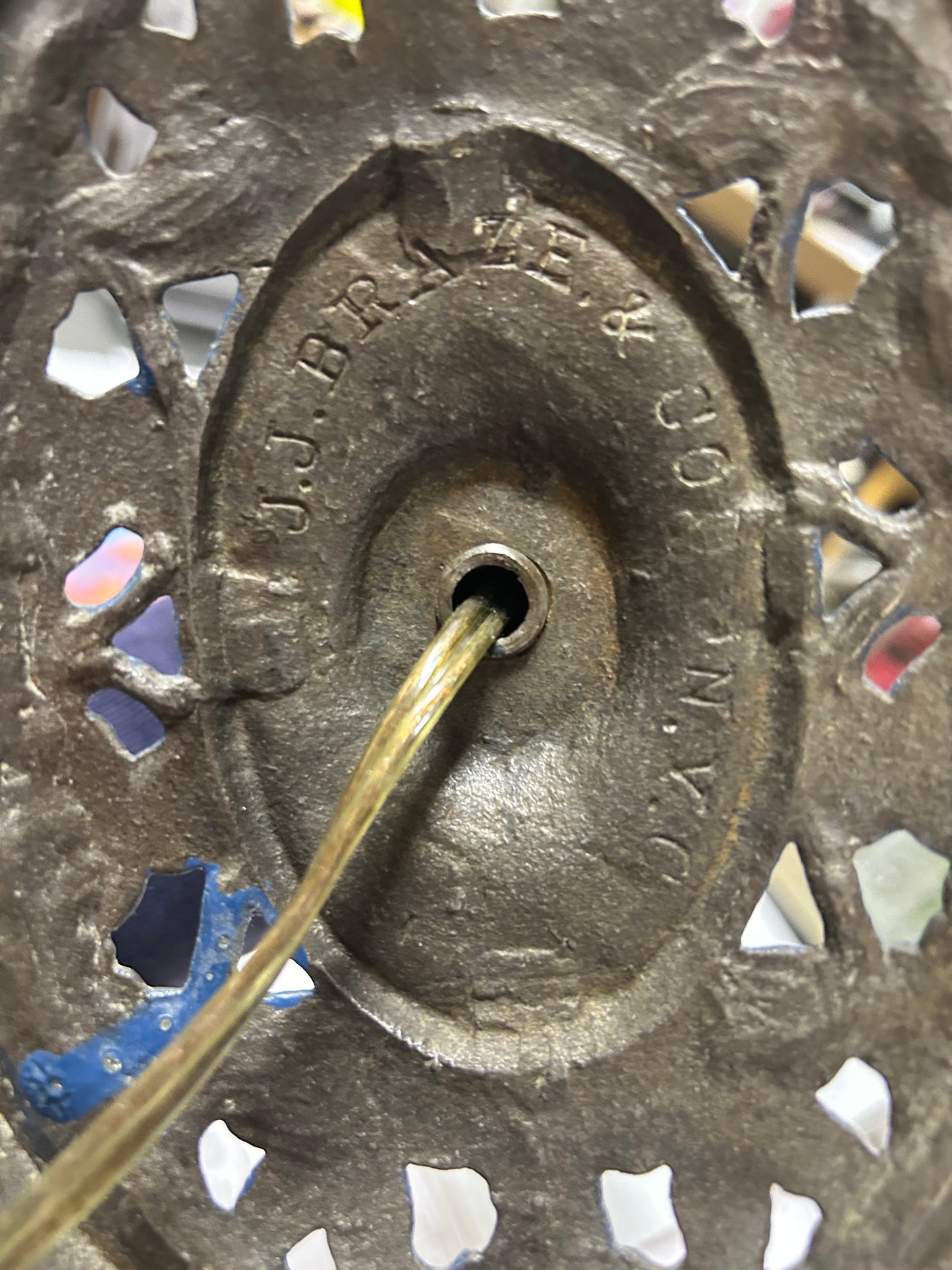 J&J Braze & Co NYC Art Deco Table Lamp