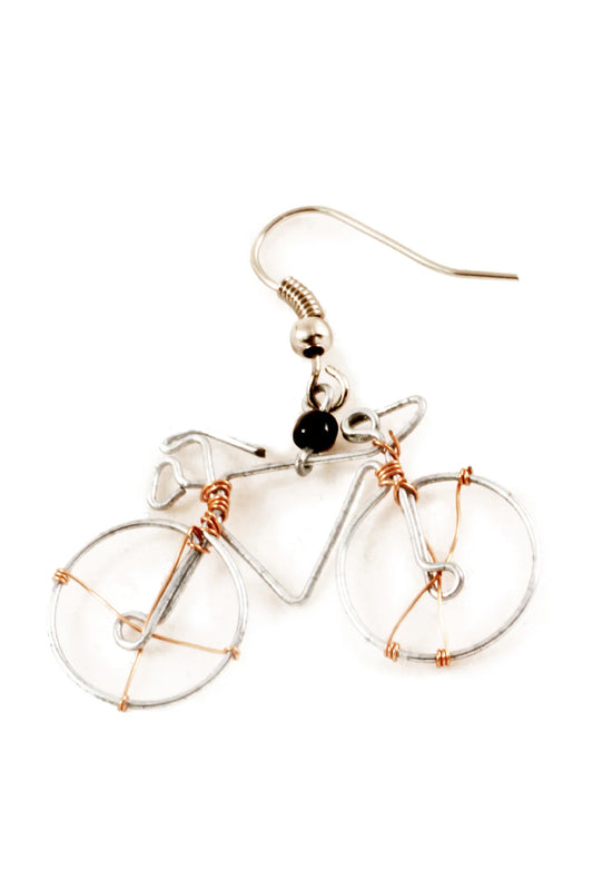 bicycle earrings
