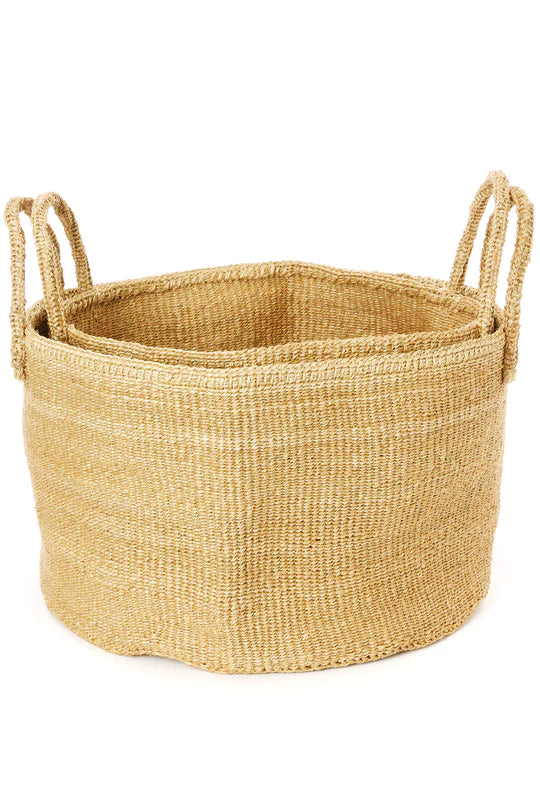 Kitui Sand Sisal Kamba Floor Basket