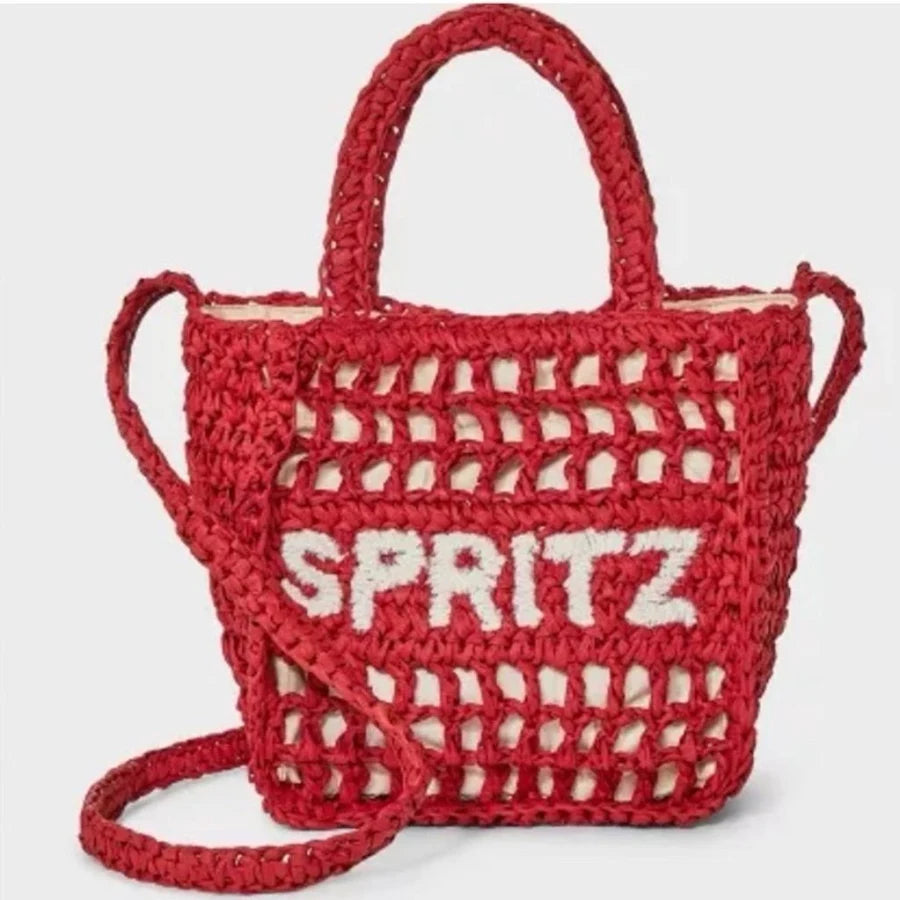Spritz red crossbody