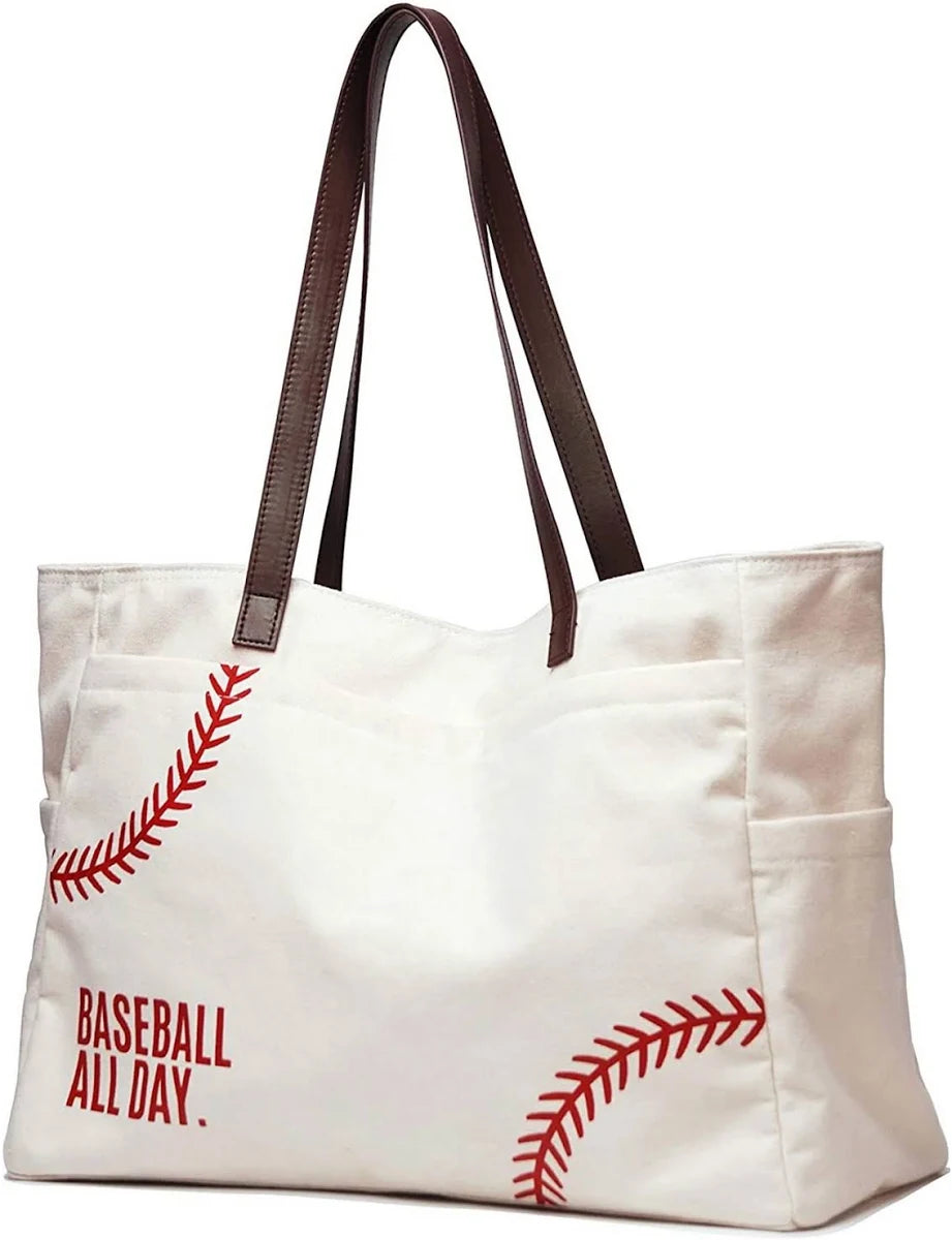 Baseball All Day tote