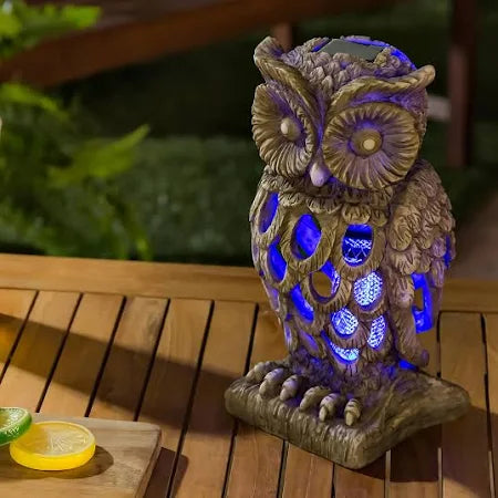 Statuary, Bug Zapper Owl Solar