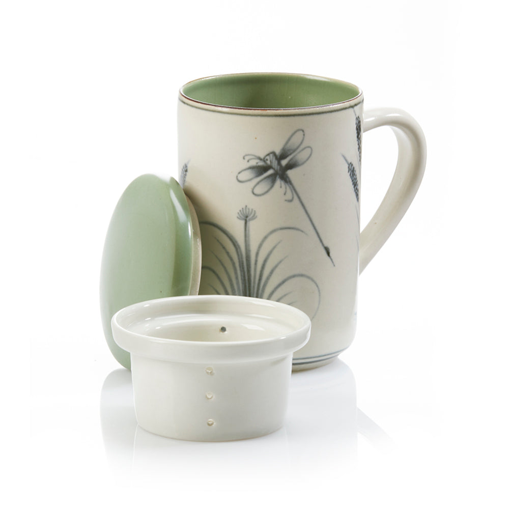 Dragonfly Tea Infuser Mug