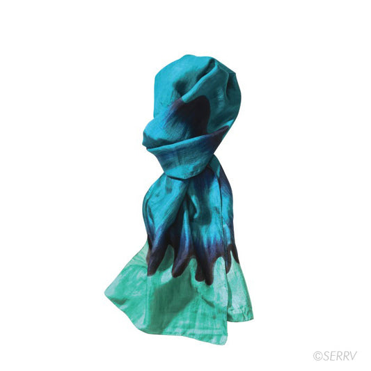 Wave Silk Scarf