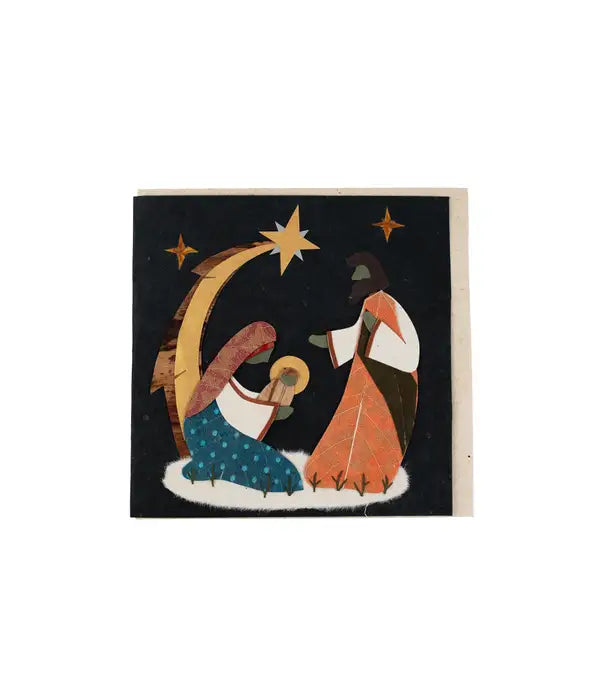 Bright Star Nativity Card