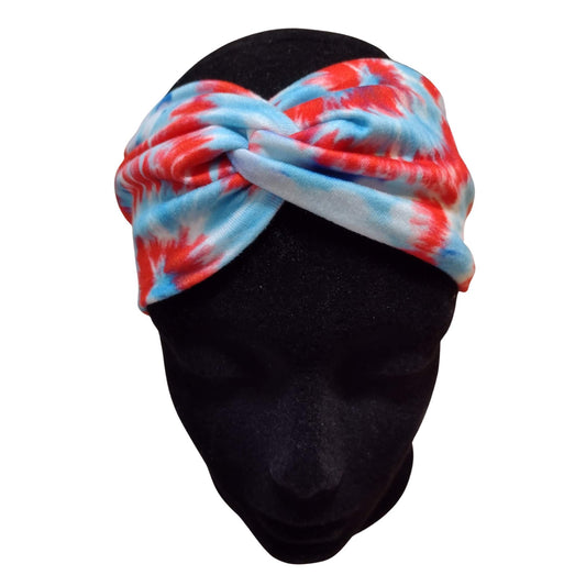 Red, White, and Blue Swirl Headband