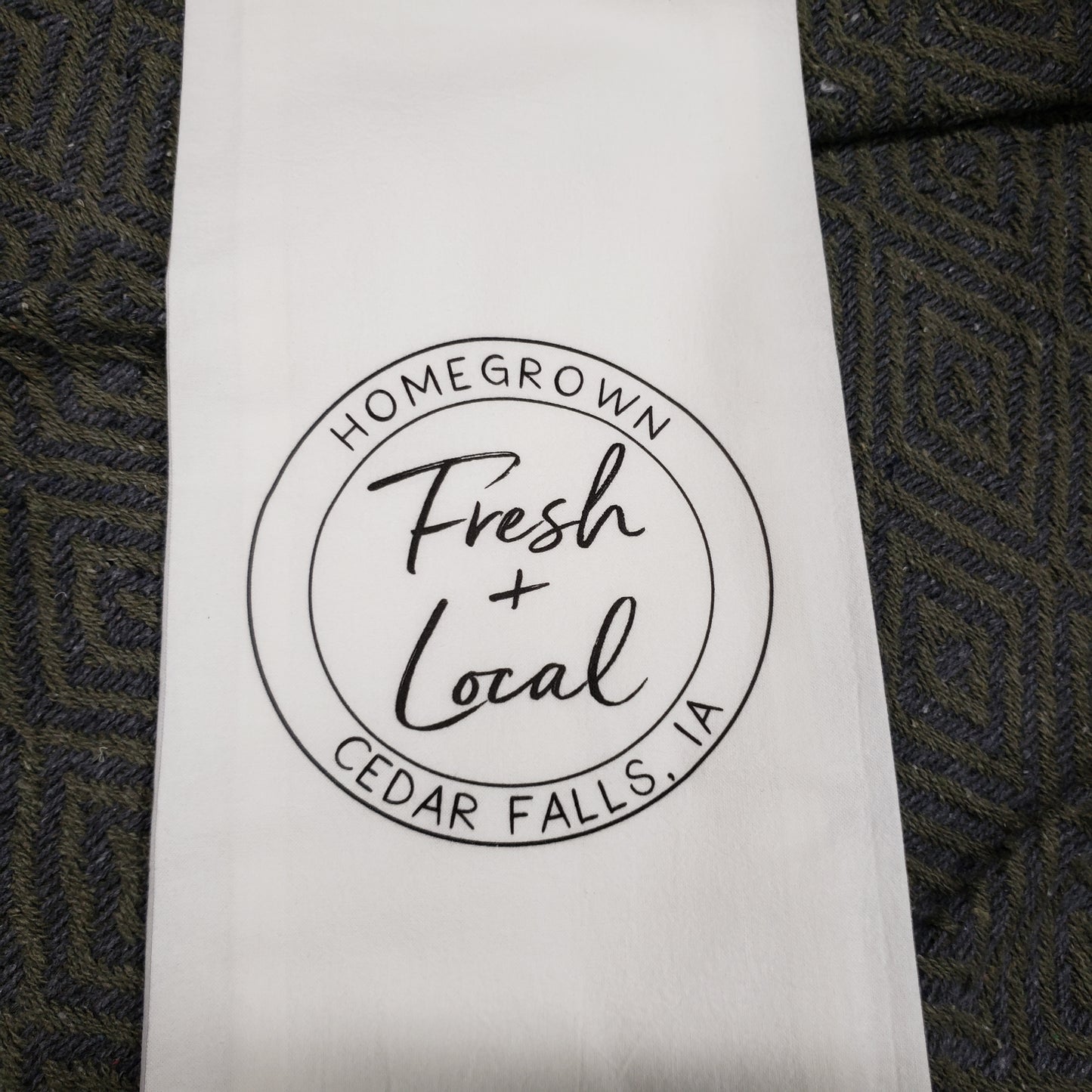 Tea Towel Homegrown Cedar Falls
