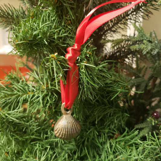 Vintage Brass Bell & Shell Ornaments