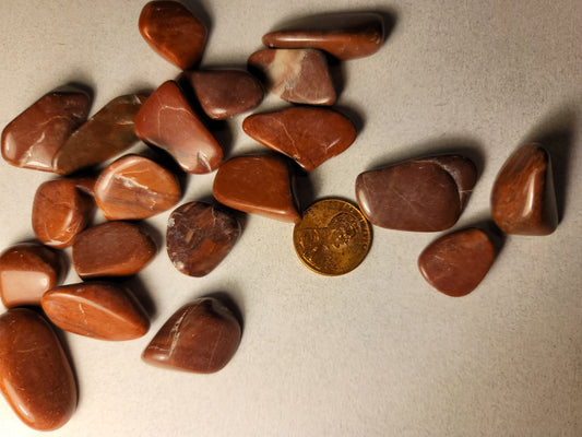 Red Striped Domolite Stone