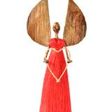Sisal Angel Holiday Sculpture