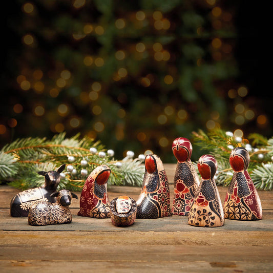 Merah Batik Nativity (set of 9)