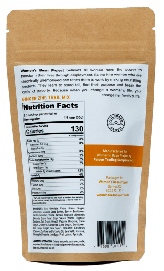 Snack Ginger Zing Trail Mix