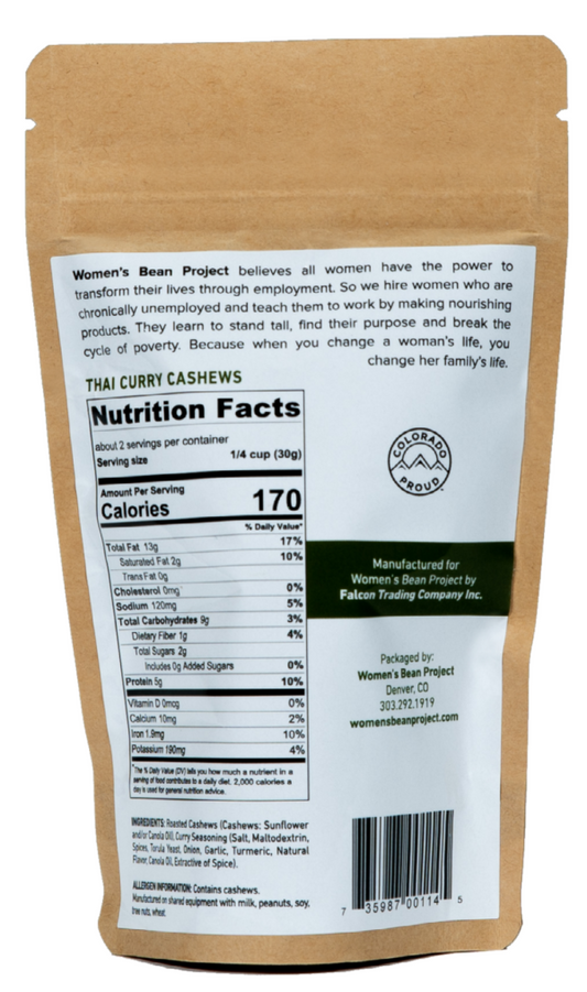 Snack Thai Curry Cashews -