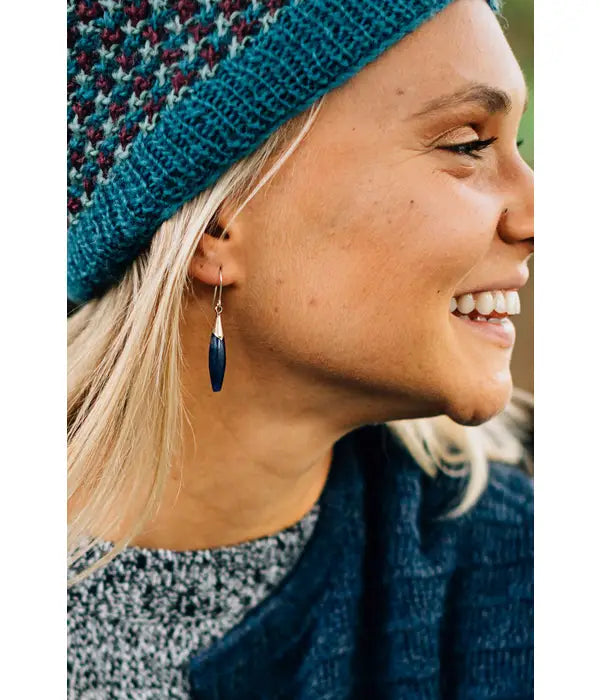 Sodalite Oval Earrings
