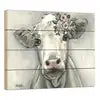 Cow Annabelle Boho Flowers Pallet
