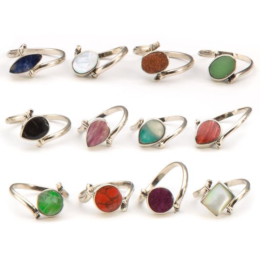 Flip Stone Ring - Small Stone