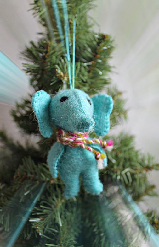 Colorful Felt Animal Ornament