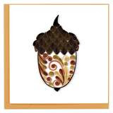 Quilled Acorn Greeting Card