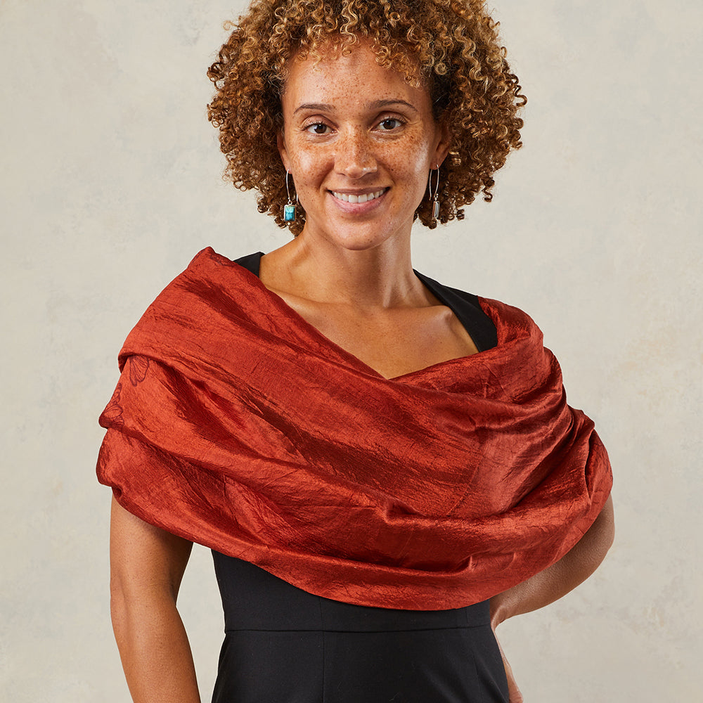 Wildflower Silk Scarf