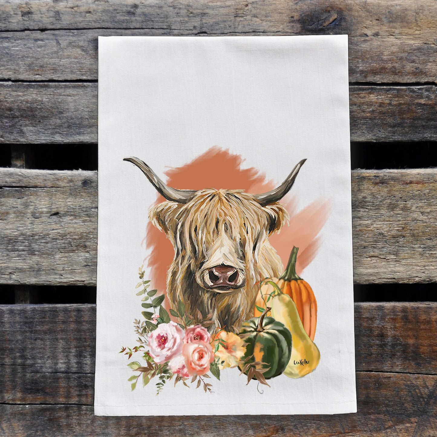 Animal Farmhouse Flour Tea Towel - Fall