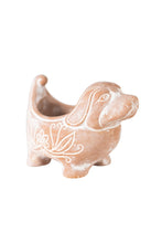 Load image into Gallery viewer, Terracotta Dog Planter
