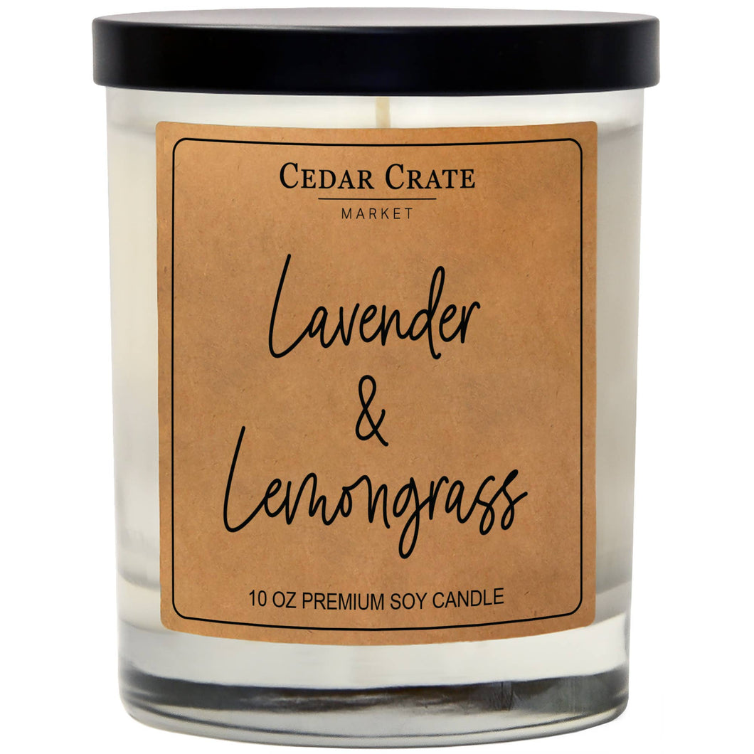 Lavender + Lemongrass | 100% Soy Wax Candle
