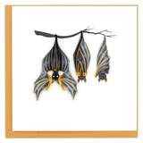 Quilled Halloween Bats Greeting Card
