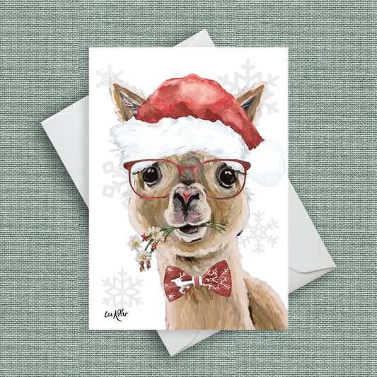 Cute Alpaca Christmas Cards