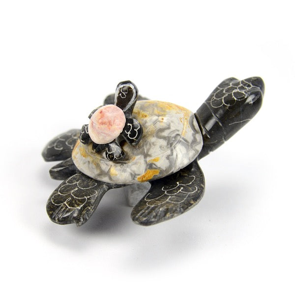 Marble/Onyx Turtle Pair