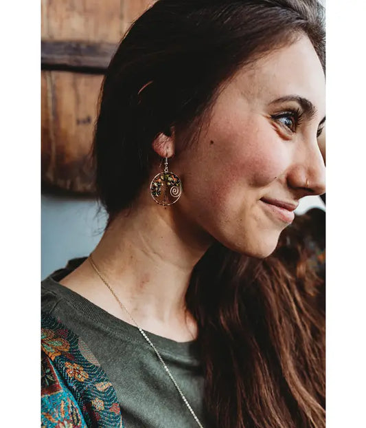 Twisted Tree Earrings