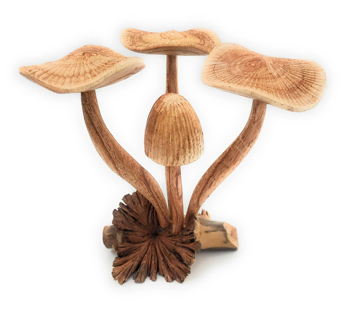 Hand-carved Wooden Mushroom