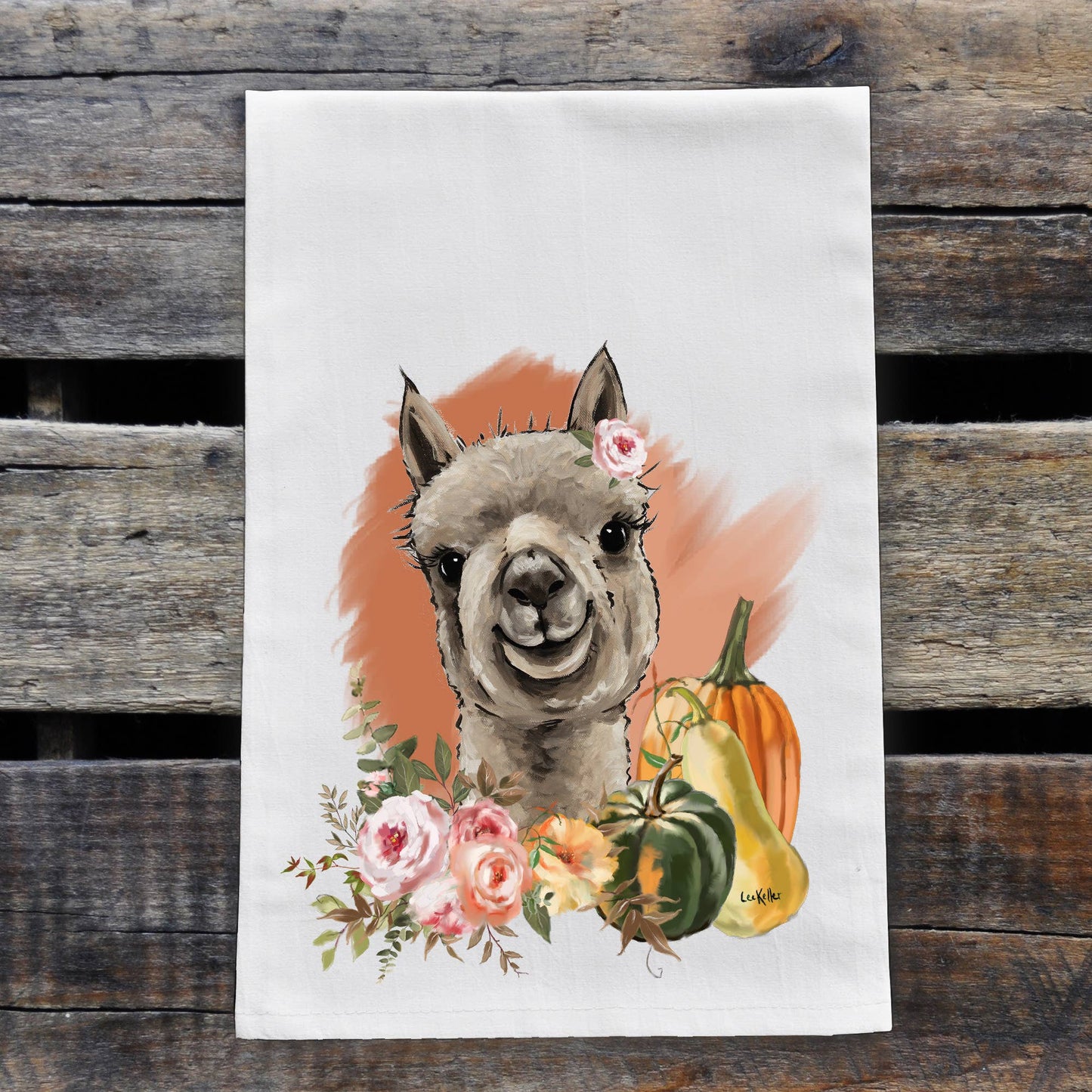 Animal Farmhouse Flour Tea Towel - Fall