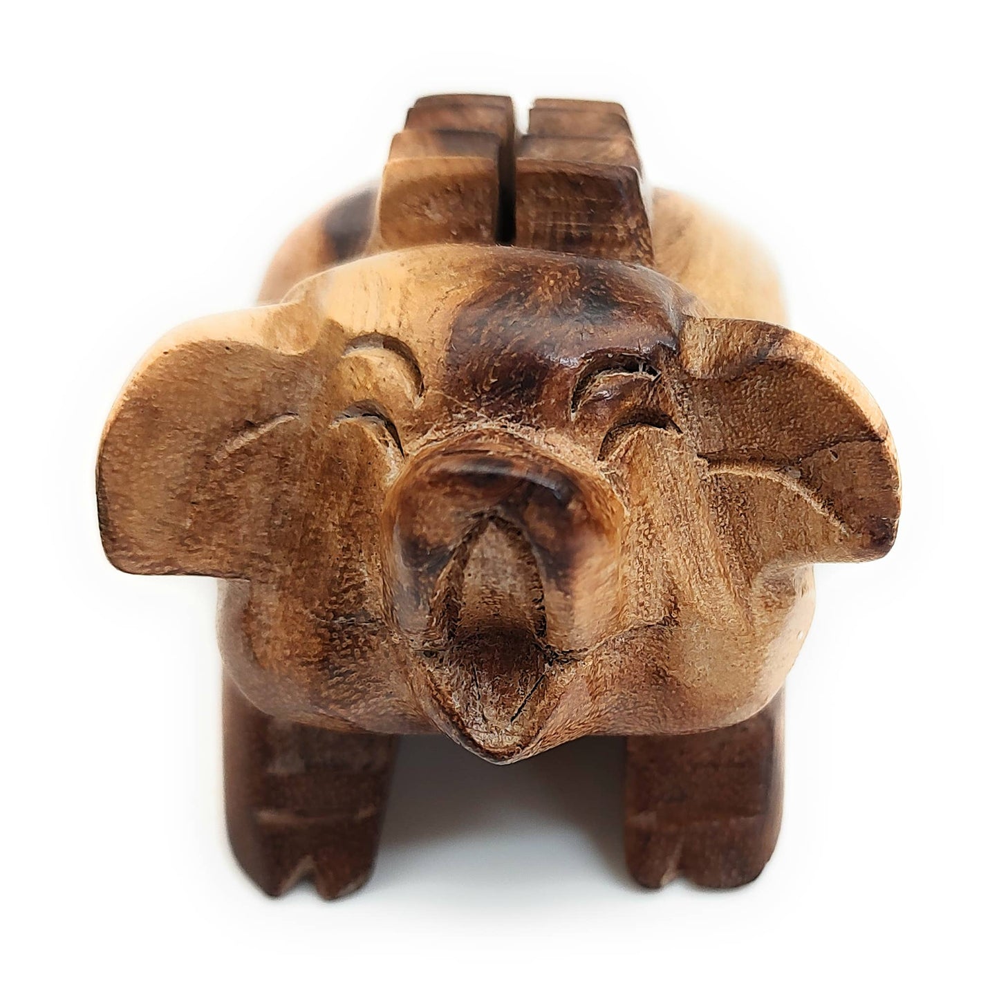 5 inch Natural Wooden Oinking Pig