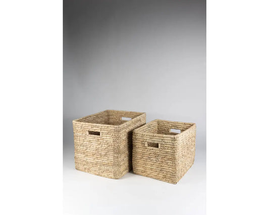 Palm Leaf Storage Basket